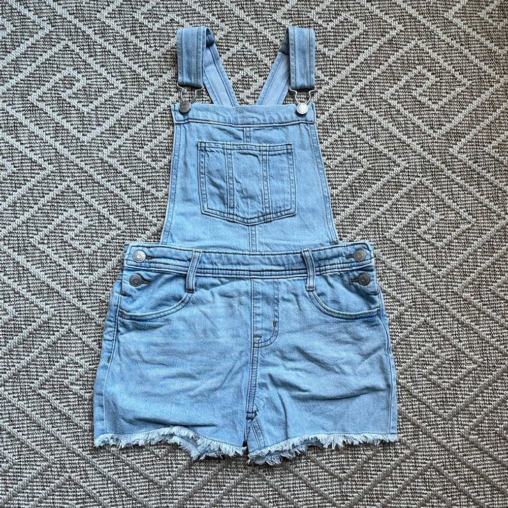 Light Blue Denim Overalls- 8 Years